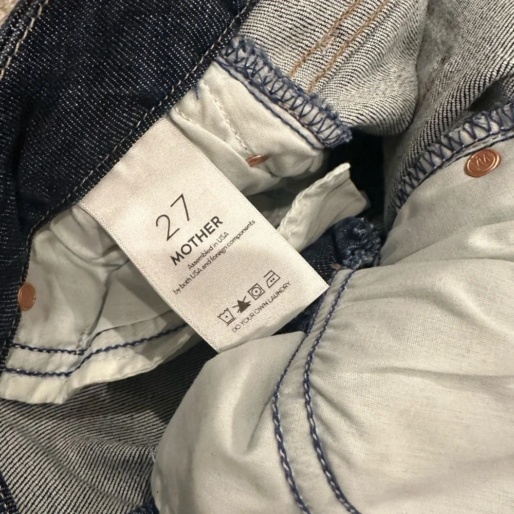 MOTHER The Looker high waist crop skinny jeans (switch it up wash) - Picture 2 of 4